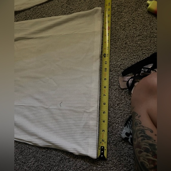 NEW & RARE Motörhead thermal long sleeve off white with black trim NWT women’s L - Picture 12 of 12